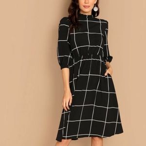 Black and white dress